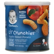 Gerber, Lil’ Crunchies, Baked Corn Snack, 8+ Months, Apple Sweet Potato, 1.48 oz (42 g)